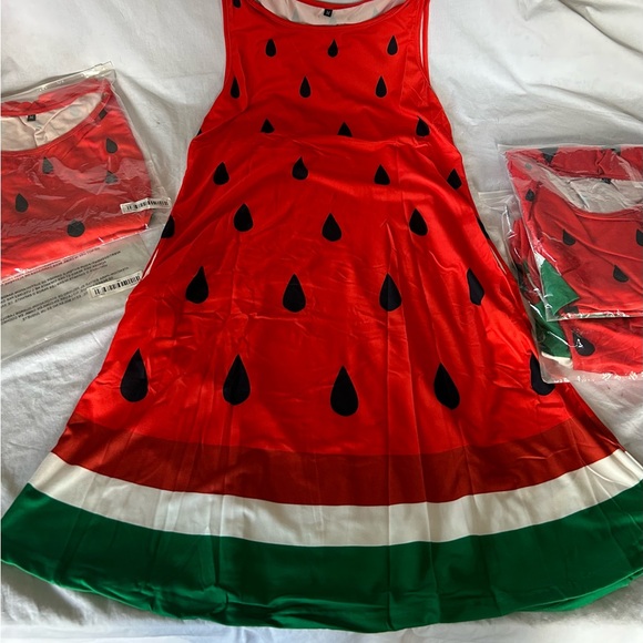 Women’s Watermelon Costume Dress, Size Medium - Picture 4 of 9